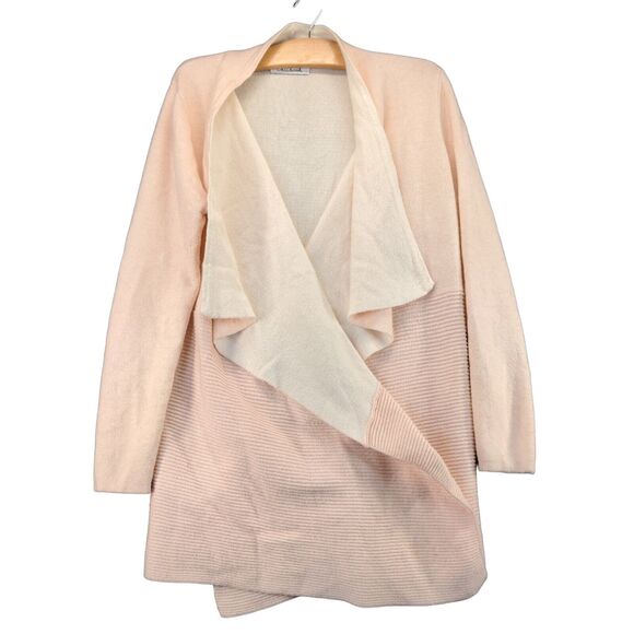 Chicwish Wrap Jacket Womens Size Small Pink Knit Wool Blend Sweater - Picture 1 of 13